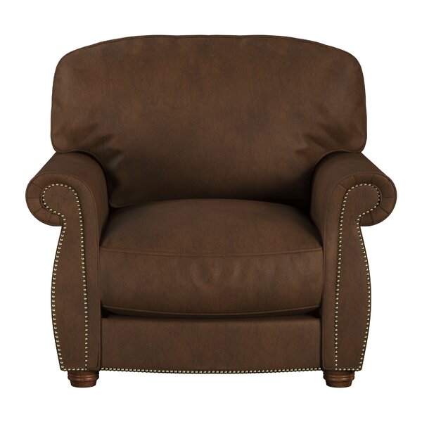 Westland And Birch Tiffany Leather Club Chair Wayfair Canada